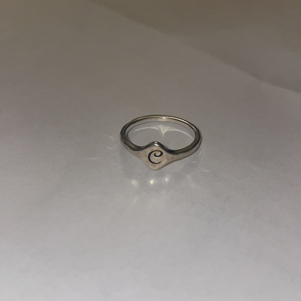 James Avery Letter C ring